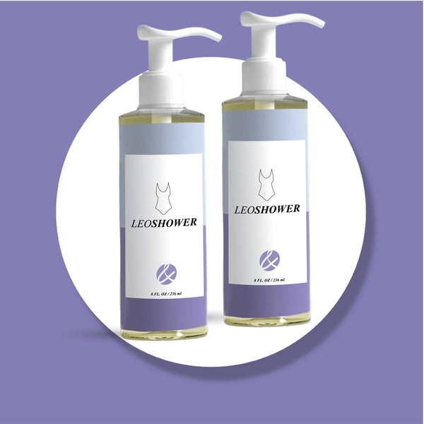 Girls cleaning product front view with leotard cleaning solution design