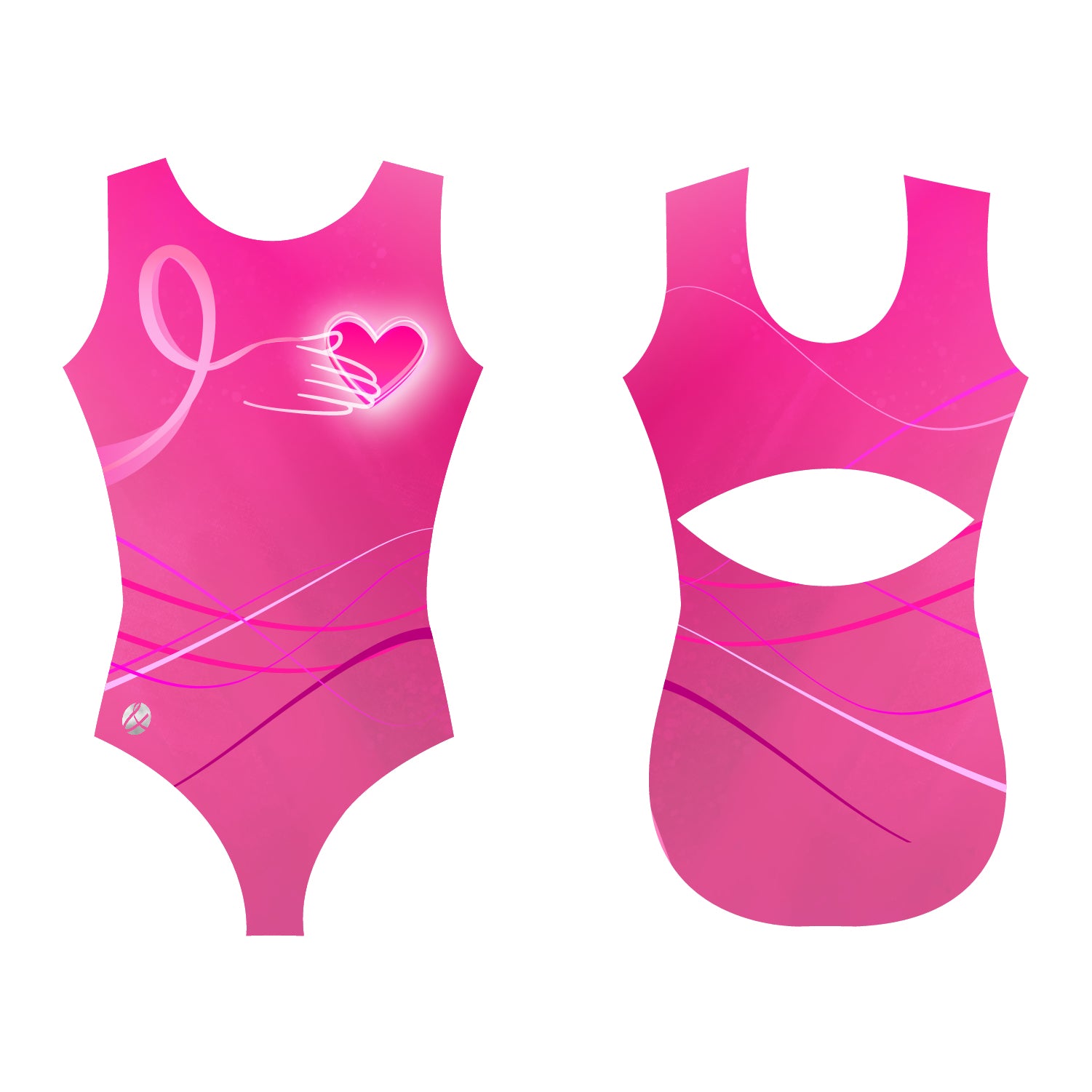 Pink Heart Awareness Leotard