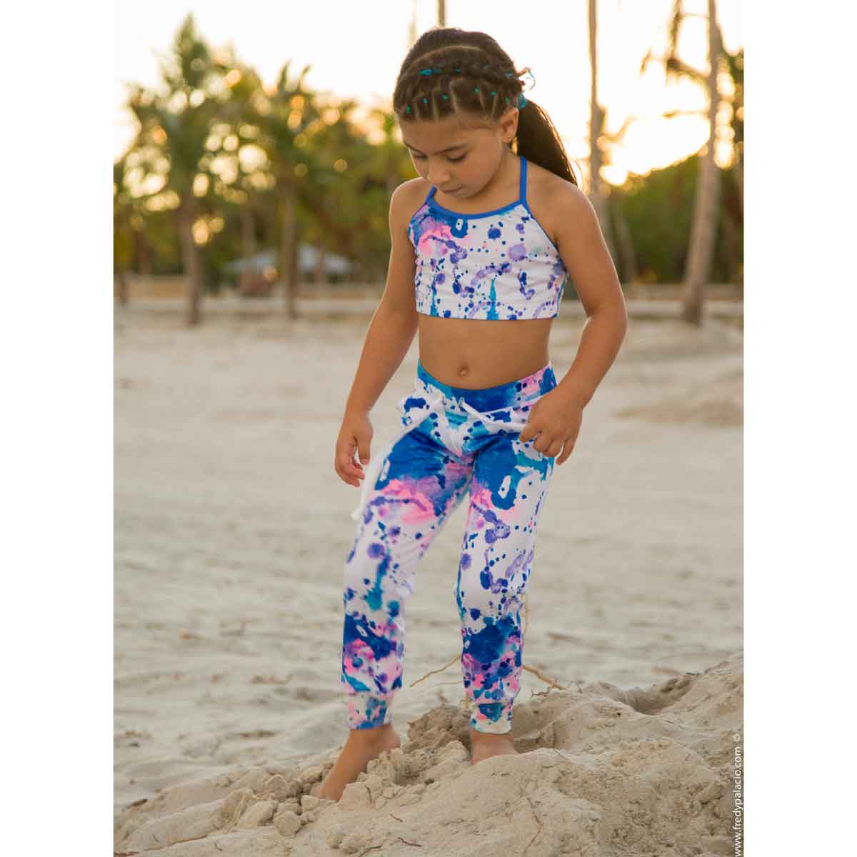 ENERGY - SPLASH PAINT TWO PIECE SWIMSUIT - Bold&Grit