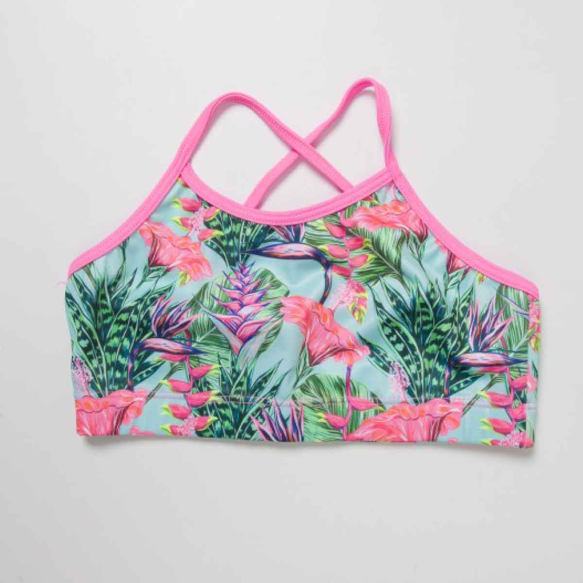 ENERGY - TROPICAL FLOWERS TWO PIECE SWIMSUIT - Bold&Grit