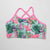Flowers two piece swimsuit