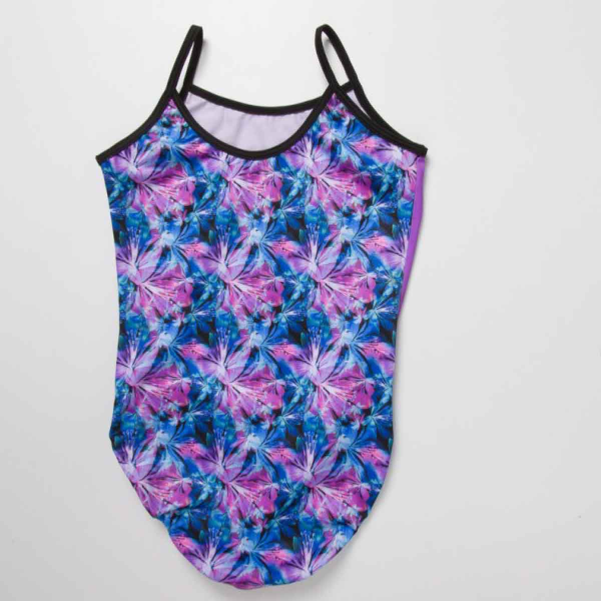 VIOLET FLOWERS ONE PIECE SWIMSUIT - Bold&Grit