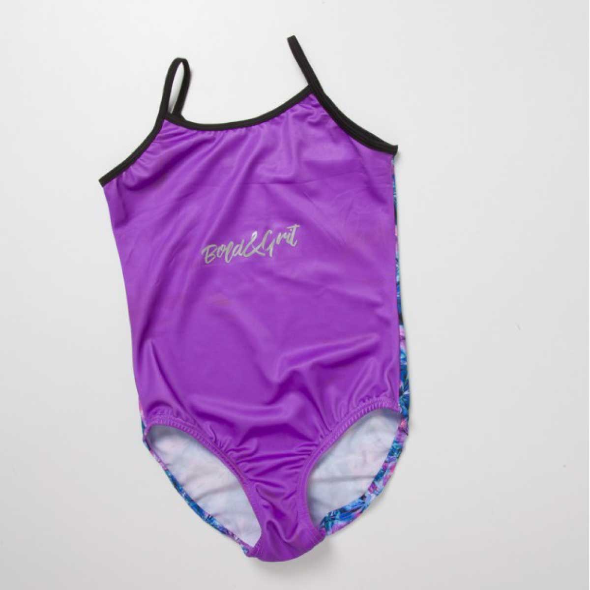 VIOLET FLOWERS ONE PIECE SWIMSUIT - Bold&Grit